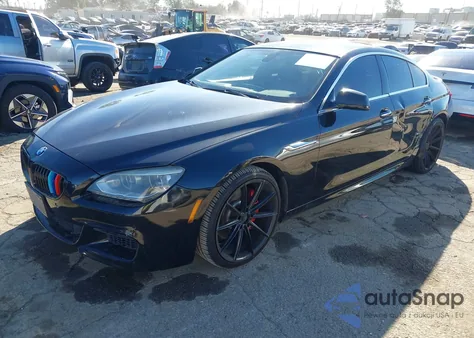 2013 BMW 640I Gran Coupe из США, поврежденный, VIN WBA6A0C53DDZ04323